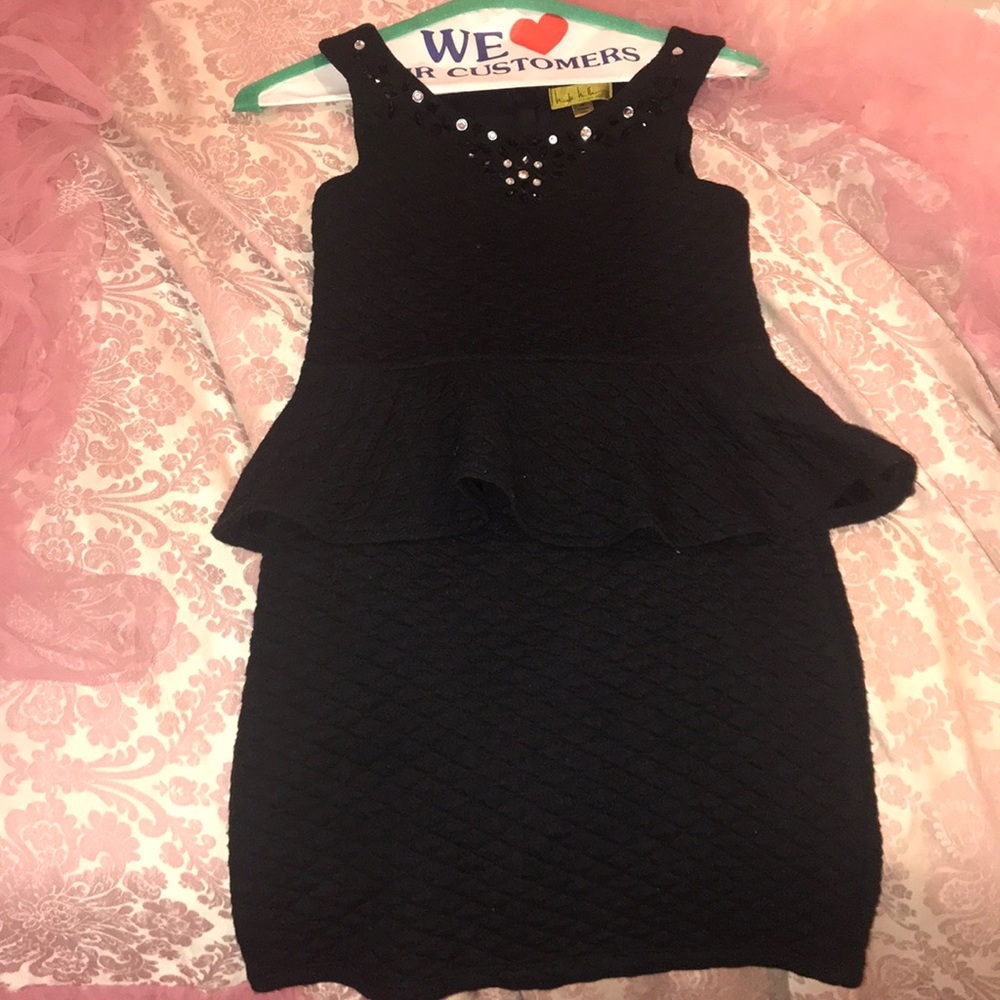 Black pencil dress